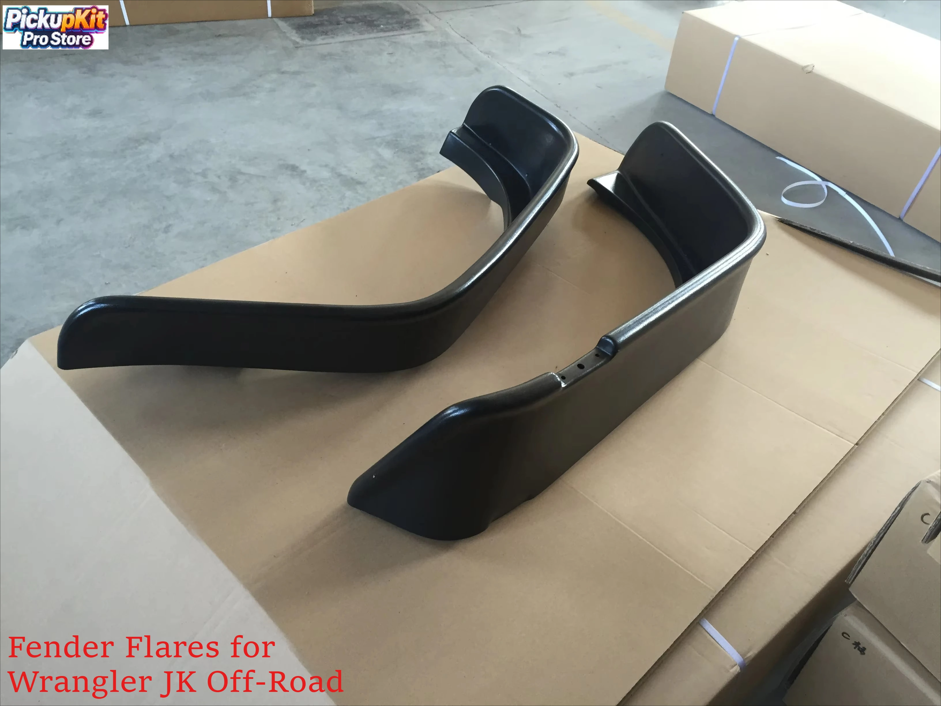 

Heavy Duty Flat Style Wheel Arches Fender Flares for Wrangler JK Off-Road