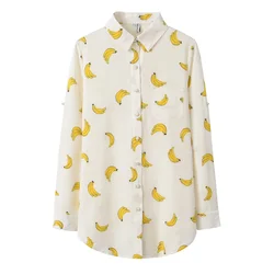 Loose Casual Polka Dot Shirts Women 2024 New Ladies Sweet Simple Style Long Sleeve Print Shirt Female Blouse & Tops Lady Clothes