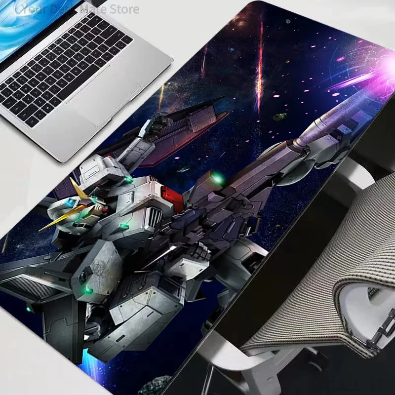 Gundam in Space Gaming Mouse Pad Waterproof Non-slip Desk Mat