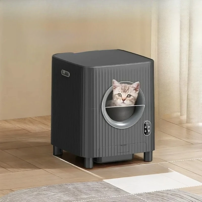 

l Large Capacity Automatic Cat Litter Box With APP Control Sandboxes For Cats Toilet Pets Self-cleaning Sandbox Cats Pet