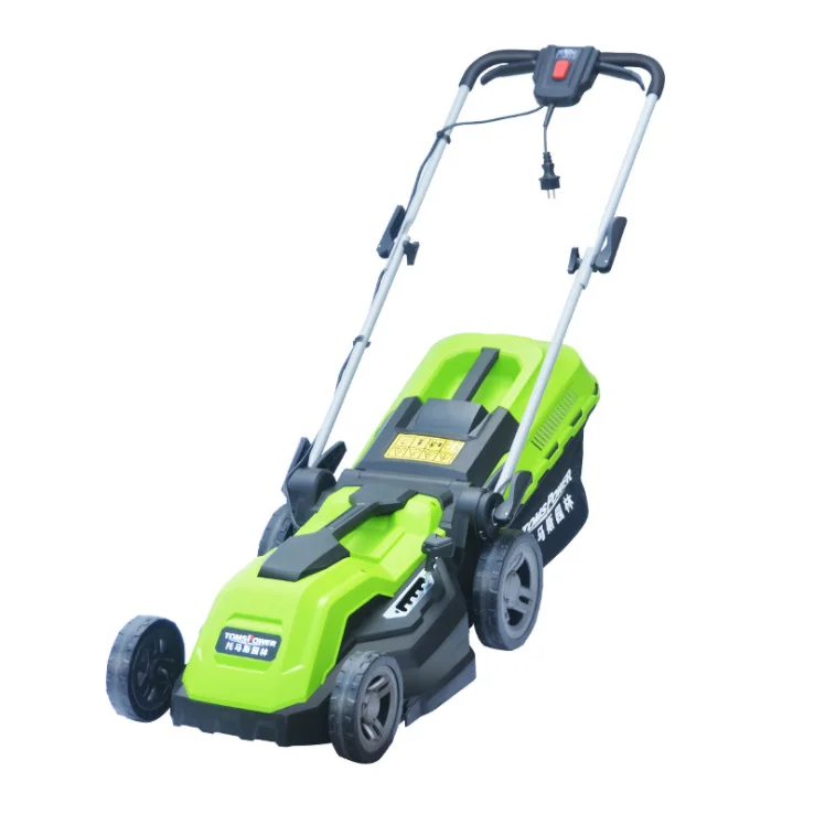 2300W 42cm Corded Electric Lawn Mower with 3-Position Adjustment