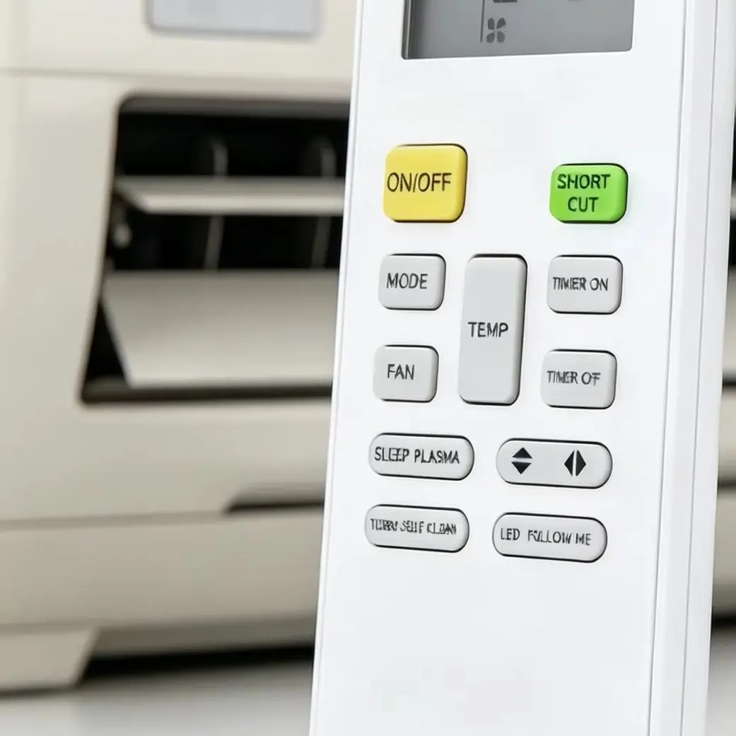 

Matching Remote RG52A8/BGEF, Infrared Replacement Controller for Midea Air Conditioner