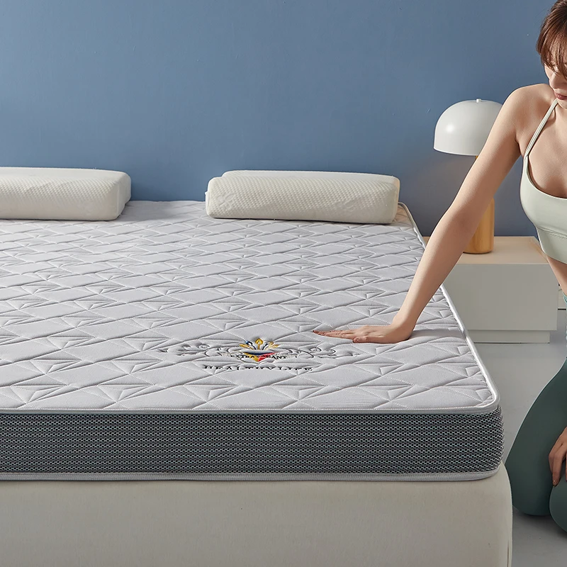 Class A Knitted Embroidered Latex Mattress Memory Foam Thickened Tatami Mat  Twin Bed Mat Floor Mattress No collapse