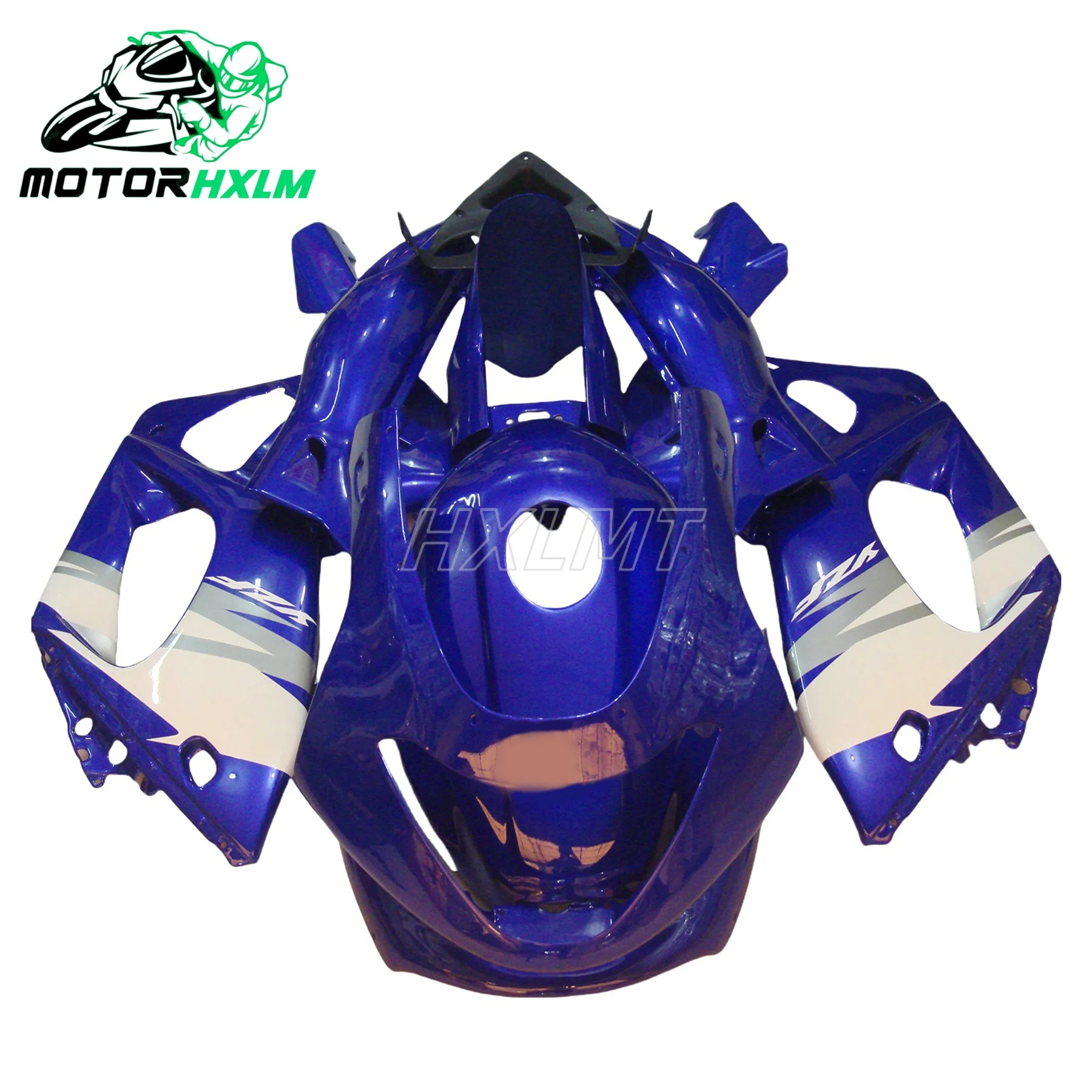 Motorcycle For Yamaha YZF600 1997-07 Injection Full Fairing Kits Bodywork Bright blue matte black print Cowling 07 06 05 04 03