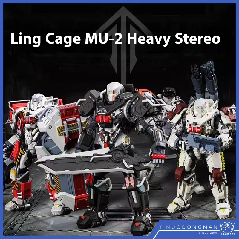 Spirit Cage Mu-2 Heavy Stereoscopic Mechanical Exoskeleton Collectable Toy Gift Decor Figurine Anime Peripheral Action Figure