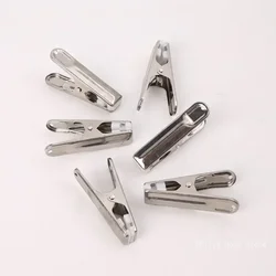 1Piece Multipurpose Stainless Steel Clips with Plastic Sheet Clothing Clamps Sealing Clip Household Clothespin
