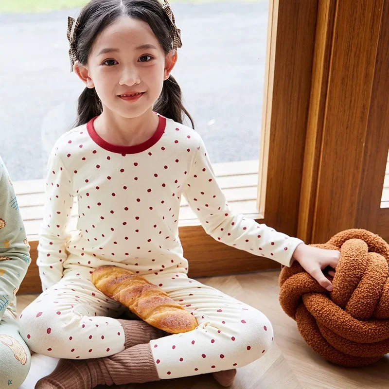 

Girls Pajamas Sets 2 to 3 4 5 6 7 8 9 10 11 12 13 14 Years Cotton Toddler Kids Pijamas Long Sleeve Cute Pyjama Strawberry Pjs