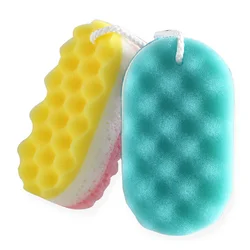 Sponge Shower Body Exfoliating Bath Bathing Sponges Loofahscrubber Brush Backscrubbing Scrubbers Baby Cleaningfoam Women Travel