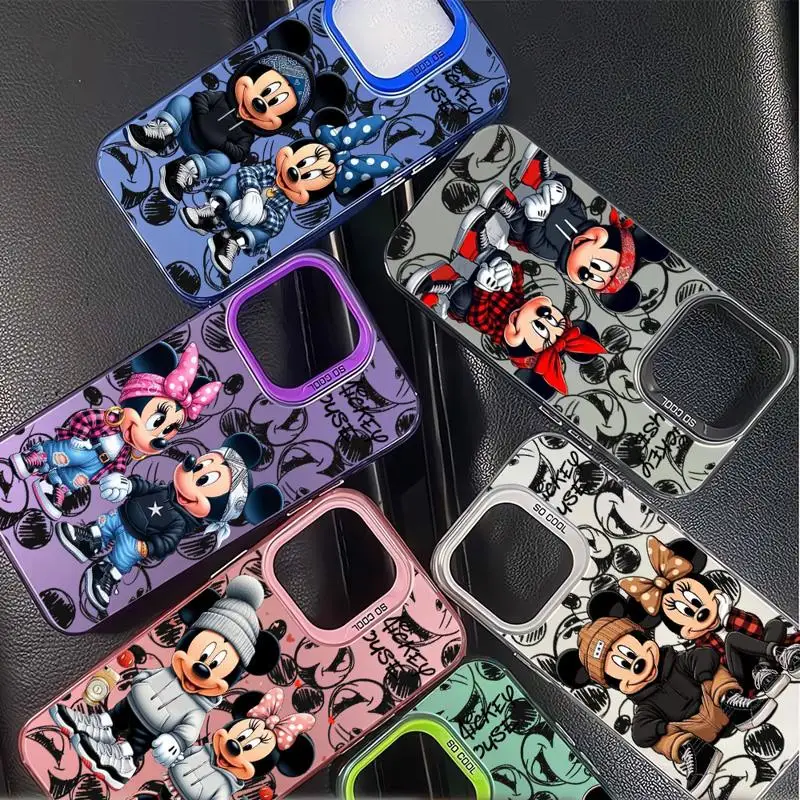 Disney Mickey Minnie Mouse Case for Samsung A73 A72 A55 A54 A53 A35 A34 A33 A32 A30 A24 A23 A22 A14 A05 4G 5G Matte Back Cover image 3