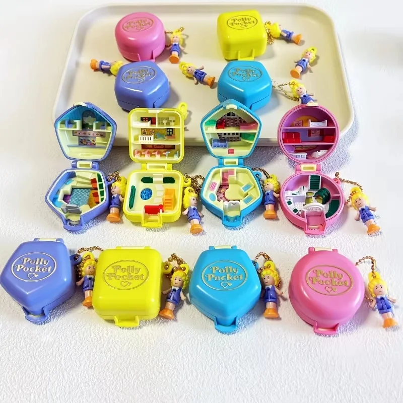 متوفر في المخزون بانداي الأصلي بولي جيب صندوق الكنز سحر 4 قطعة عمل نموذج لجسم الهدايا الديكور سطح المكتب اللعب هدية عيد ميلاد