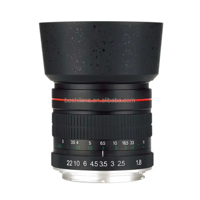 85mm F1.8 Full Frame Portrait Prime Lens Large Aperture Fixed Focus 72mm Filter Size Bokeh for for