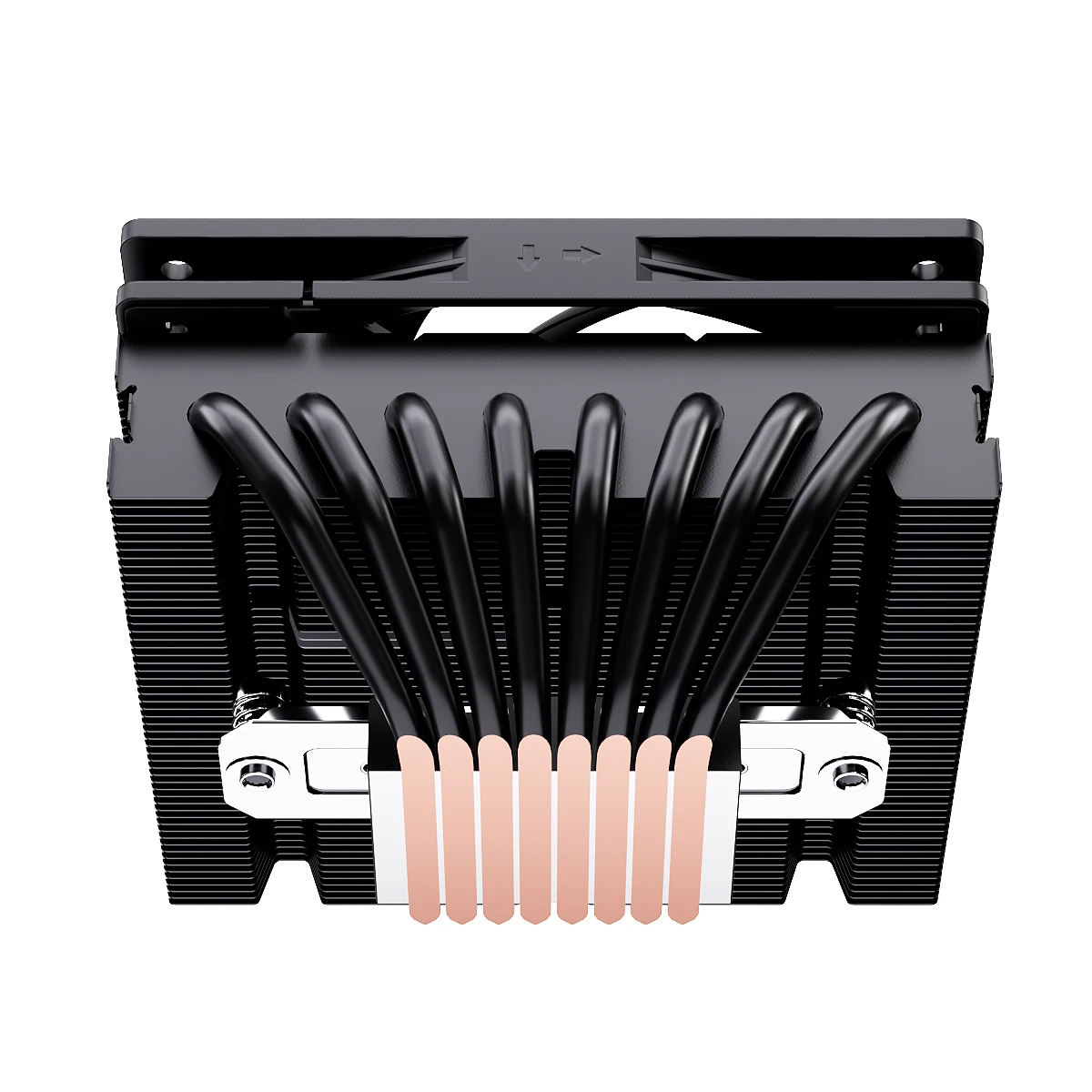 Imagem -02 - Teucer Ut75 Tubo de Calor Cpu Cooler Tdp 200w Equipado com Ventilador Ut12023 Fdb para Am5 Am4 e Intel Lga1700 1200 2011