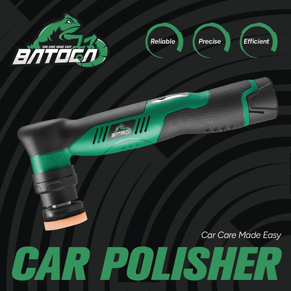 

BATOCA S5 Cordless 12V Mini Car Polisher Wireless Dual Action Buffer Detailing Machine 1/2/3 Inch Pads Kit