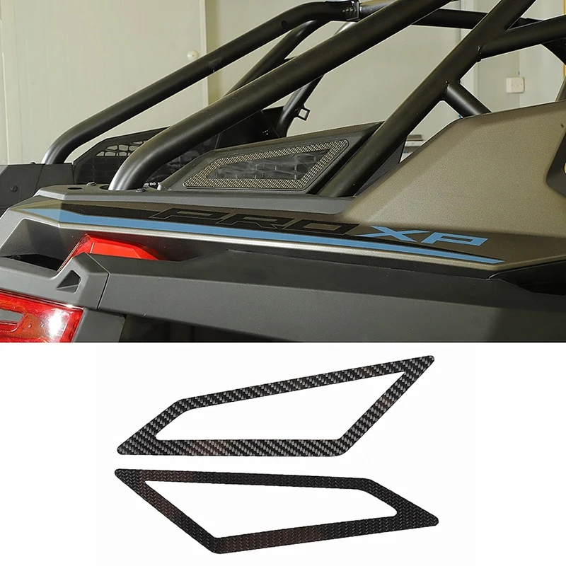 Carbon Fiber Air Vent Outlet Intake Trim Sticker Decoration For Polaris RZR PRO XP Ultimate 2021 2022 UTV Accessories