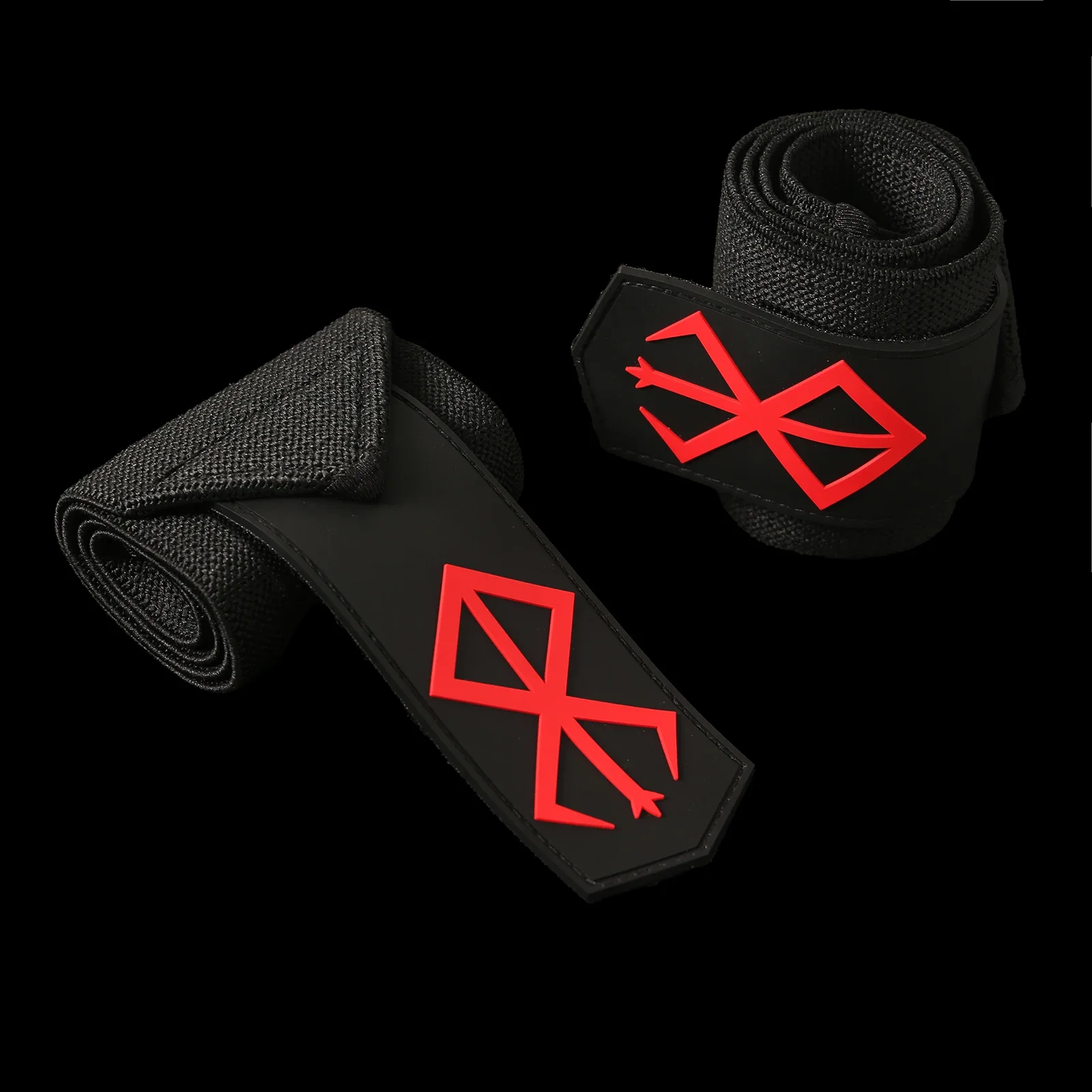 Anime Grip Power Pads Wrist Wraps 2 Wraps for Weight Lifting Wrist Support Cotton Wraps Gym Bandage Straps for Men