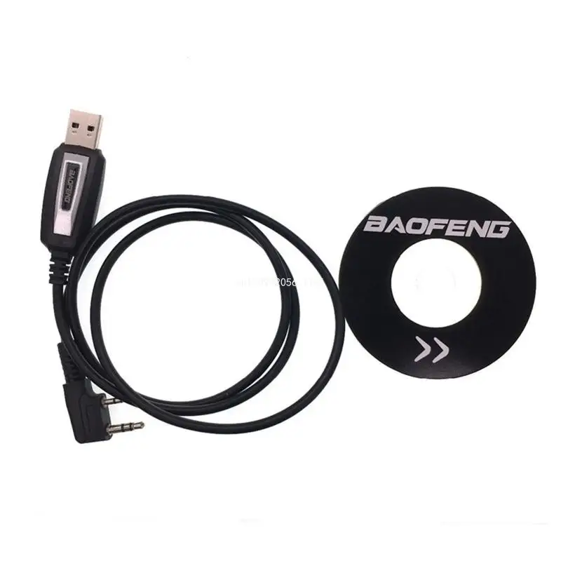 Kabel Pemrograman USB Radio Portabel untuk UV5R/888S Walkie-talkie Kabel Data USB Kabel Konektor K Dropship