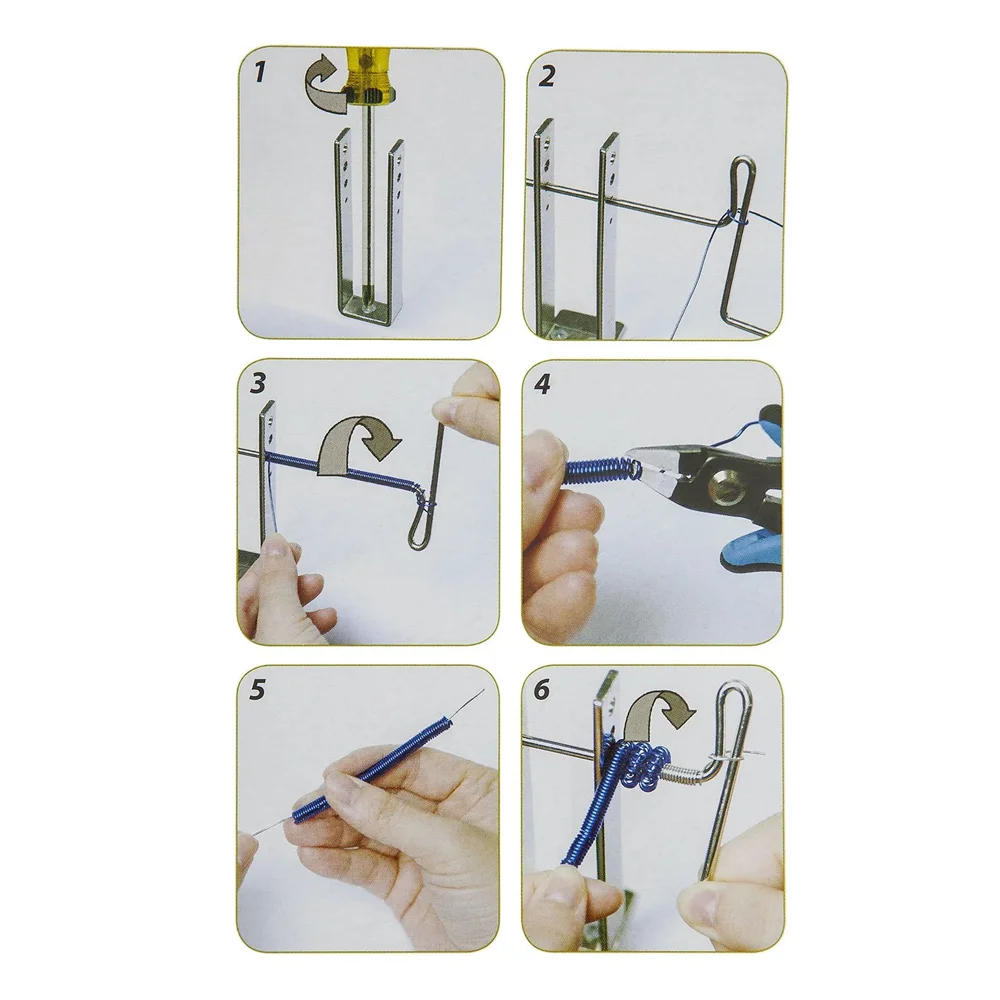 XUQIAN-Fio Envolvimento Coiling Gizmo Deluxe Winder, Fio de Cobre, Jóias Making Kit, DIY Jóias Winding Tool, 2pcs 0,6 milímetros