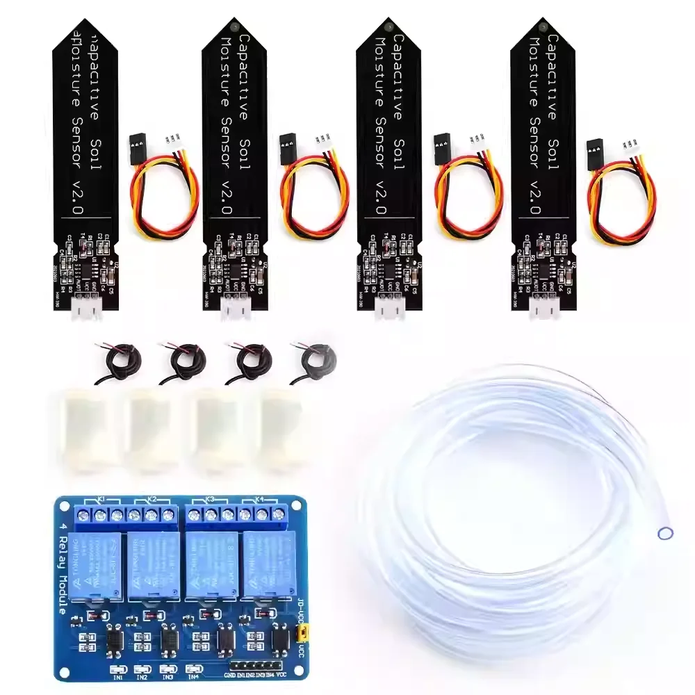 4-Channel DIY Automatic Watering Kit, Intelligent Irrigation System for Garden & Balcony, Perfect for Plant Lovers and Home Gard
