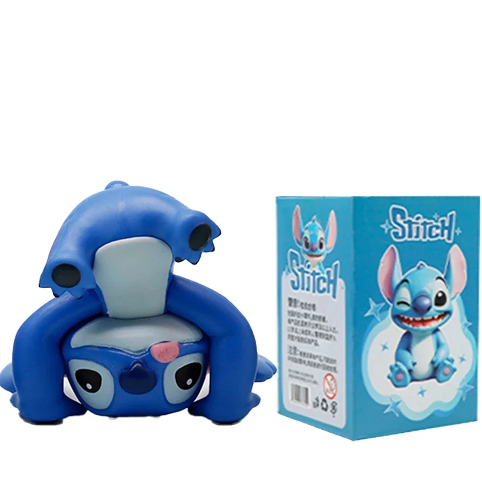 6 pz/CALDO Disney Cute Stitch Serie Action Figure Doll Mistero Cieco Scatola Sorpresa Giocattolo Da Collezione Regali Di Natale/Compleanno