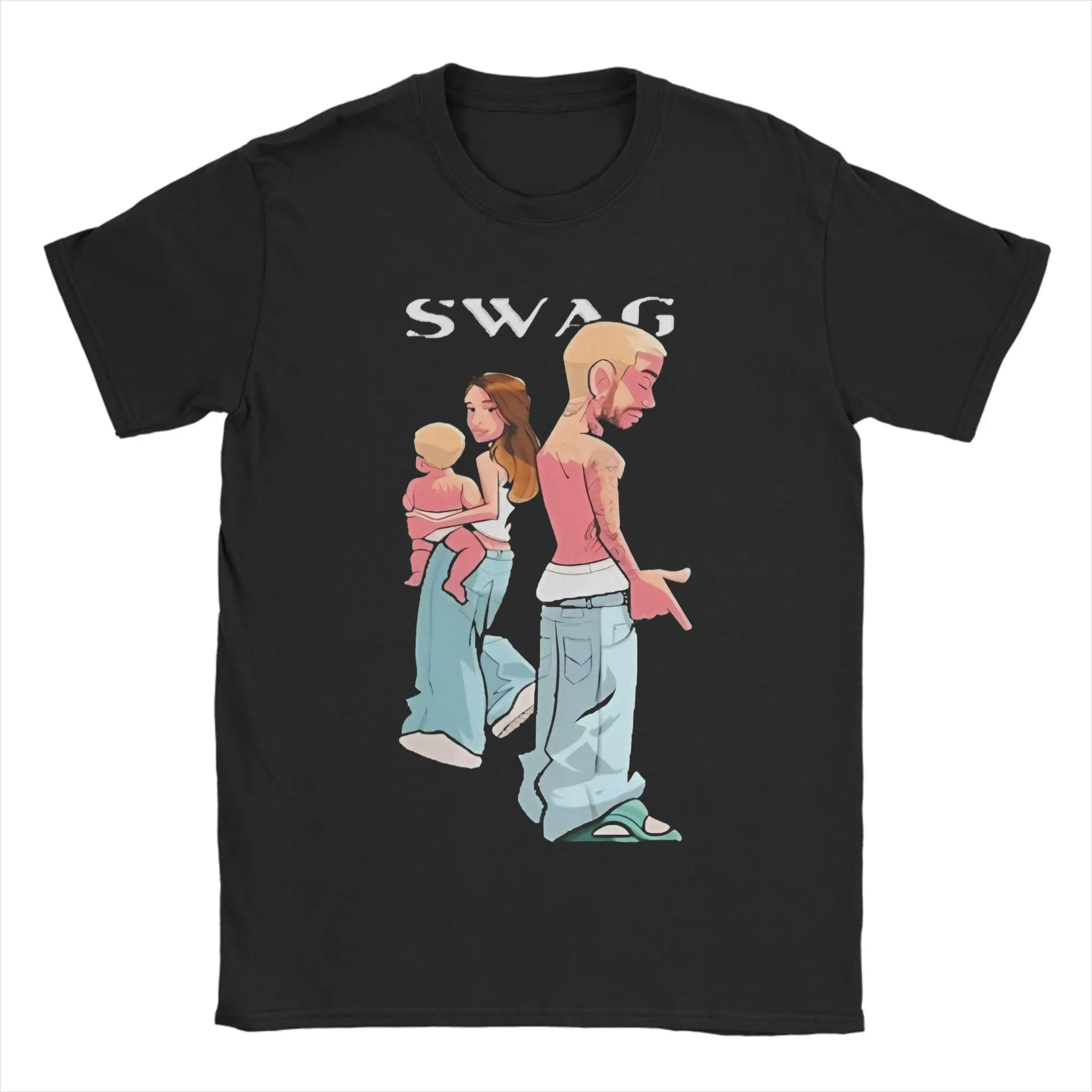 

Music Justin Bieber SWAG T Shirt Men Women's Cotton Fashion for Male T-Shirt Crewneck Tees Short Sleeve Tops Gift Idea