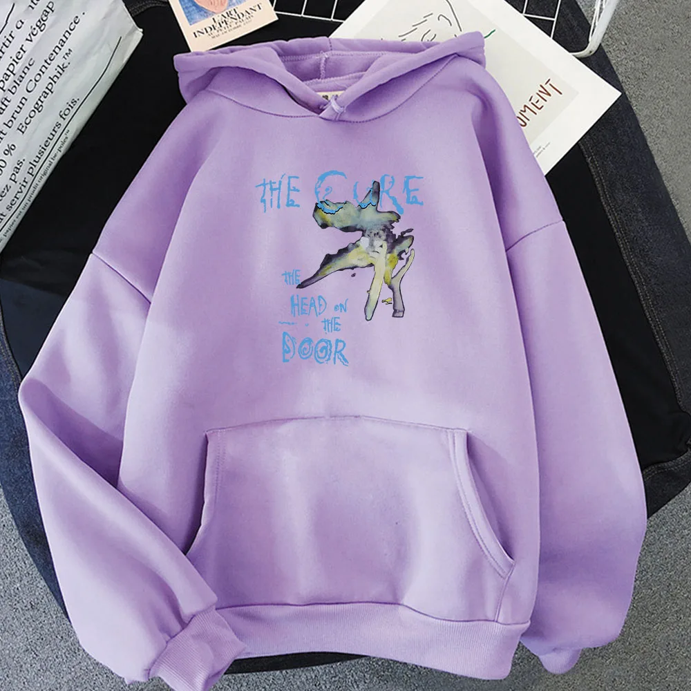 Cure The Love Cats Hoodies Hip Hop Long Sleeve Men/Women Sweatshirts Winter Comfortable RIP Music Group Pullovers Hooded Clothes