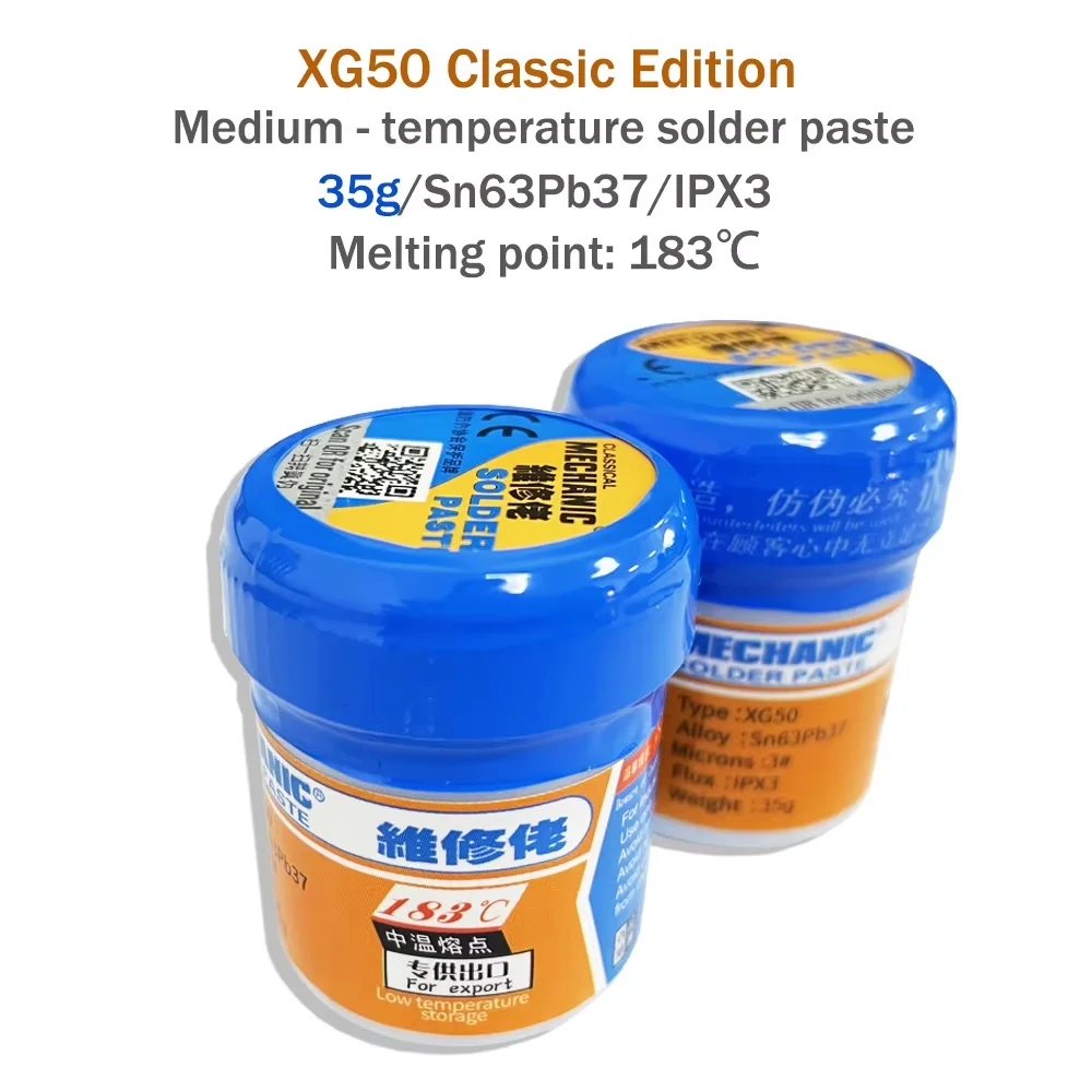 Mechanic Medium-Tem XG50 Weldi - Smd Solder Paste ulasan dan harga