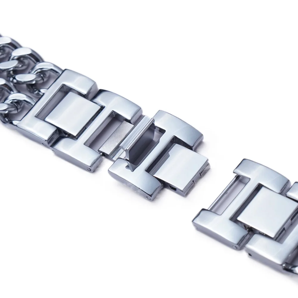 AZMAX pulsera de cadena de eslabones para mujer para Apple Watch Ultra 1/2 49mm banda 46mm 40mm 45mm 44mm 41mm 42mm para la serie Iwatch