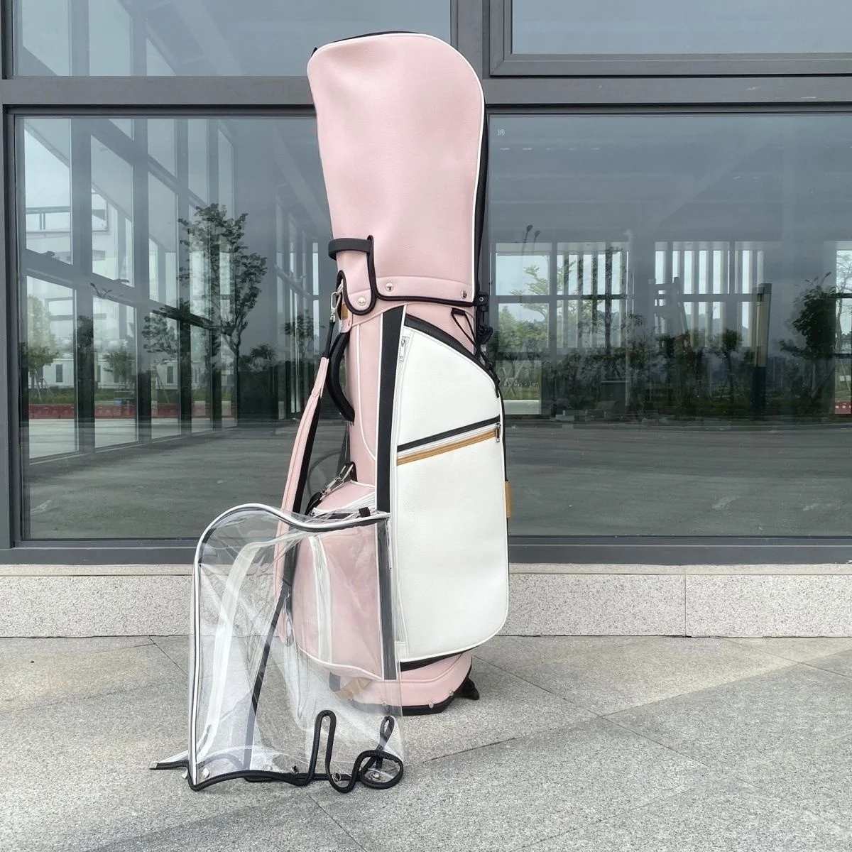 Multifunction Golf Stand Bag High Quality Fashion Outdoor Sports Bag Large Capacity Women's Portable Bracket Bag , Pink