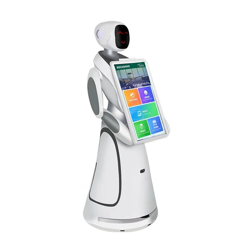 Custom  Service Robot with Interactive Expression Screen Full-Scene Navigation  Reception Robot for Hospitality, Retail & Events