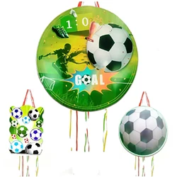 1pcs/lot Football Soccer Ball Pinatas Birthday Party Deco Piñata Event Party Decoration Girls Kids Favors Baby Shower DIY Pinata