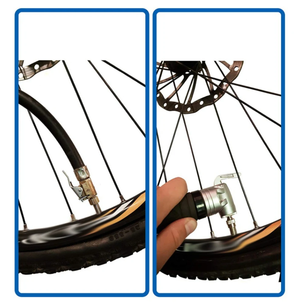 4 Pack Bicycle Valve Adapter Bicycle Tube Valve Adapter Sv Av Dv Bicycle Pump Ball Pump Needle Inflator Accessories-AT35