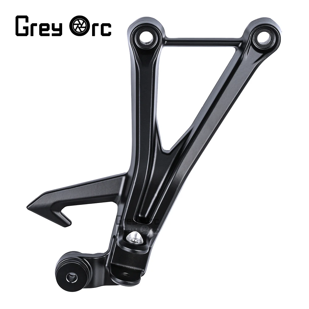 

A Pair Of Motorcycle Rear Passenger Foot Pedals And Rear Foot Support Brackets For Kawasaki ZX-4R ZX-4RR 2023-2024 Accessories