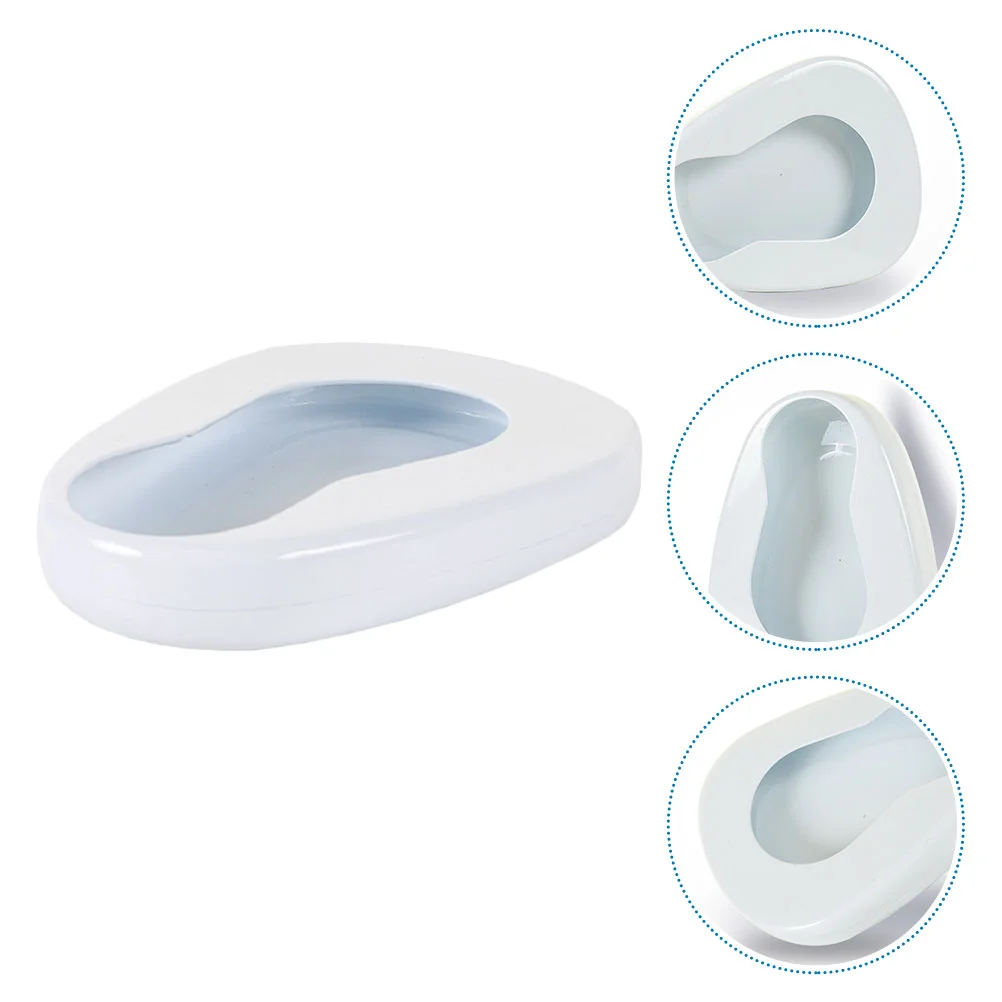 Toilet Urinal Potty Incontinence Aids Device Bedridden Patient Seat Enamel Bedpan Women's Elderly