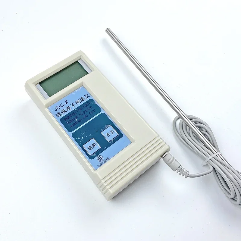 Industrial Engineering Use Digital Pyrometer Ground Temperature Sensor Thermometer for Construction