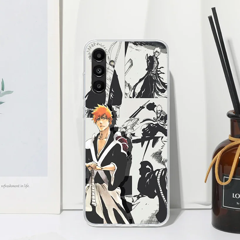 Ichigo Kenpachi Bleach Anime Phone Case For Samsung Galaxy A15 A25 A35 A55 A14 A24 A34 A54 A13 A23 A33 A53 A12 A22 A32 A52 A05S