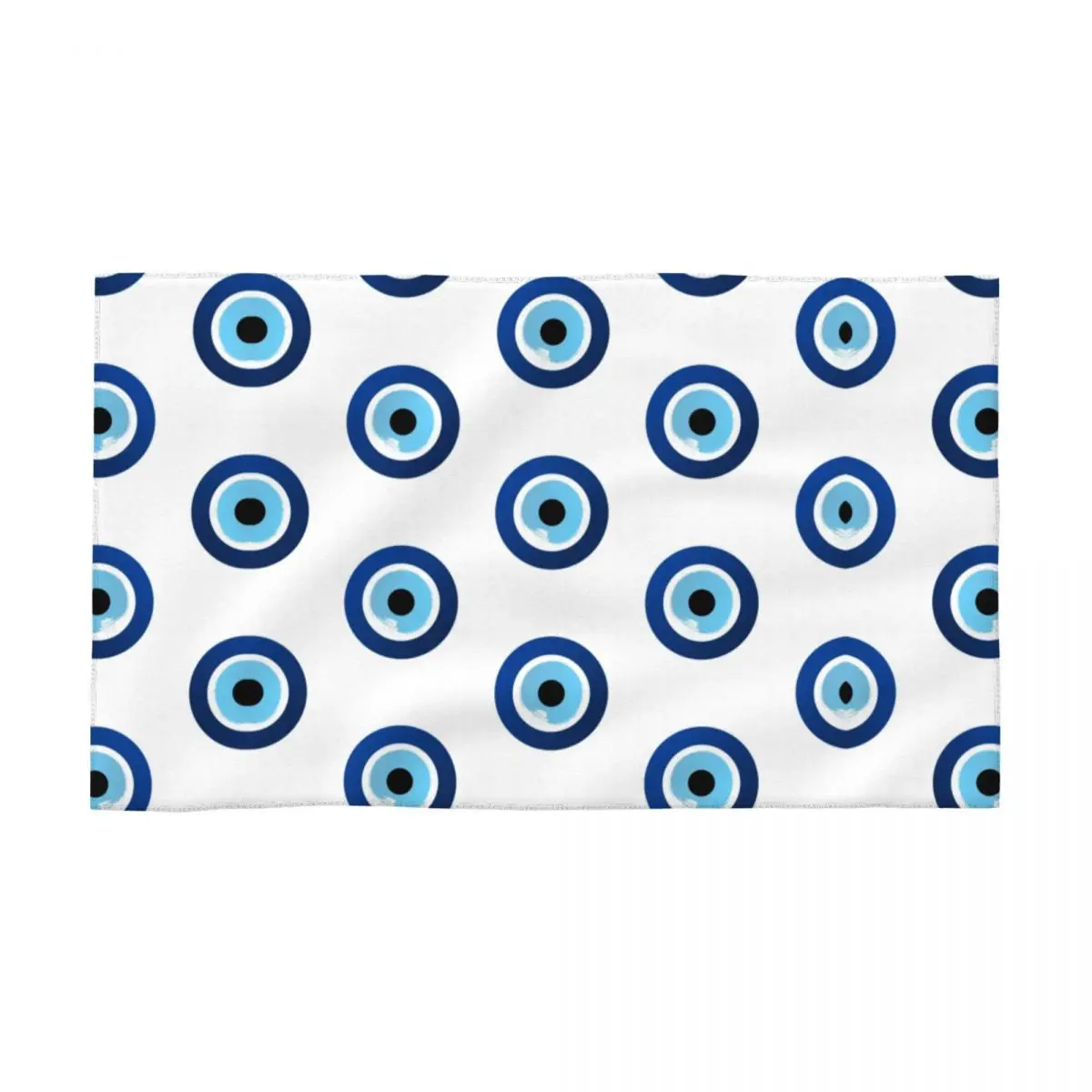 

Greek Evil Eye Hamsa Breathable Cotton Face Towel Quick Drying Nazar Amulet Boho Charm Beach Towels