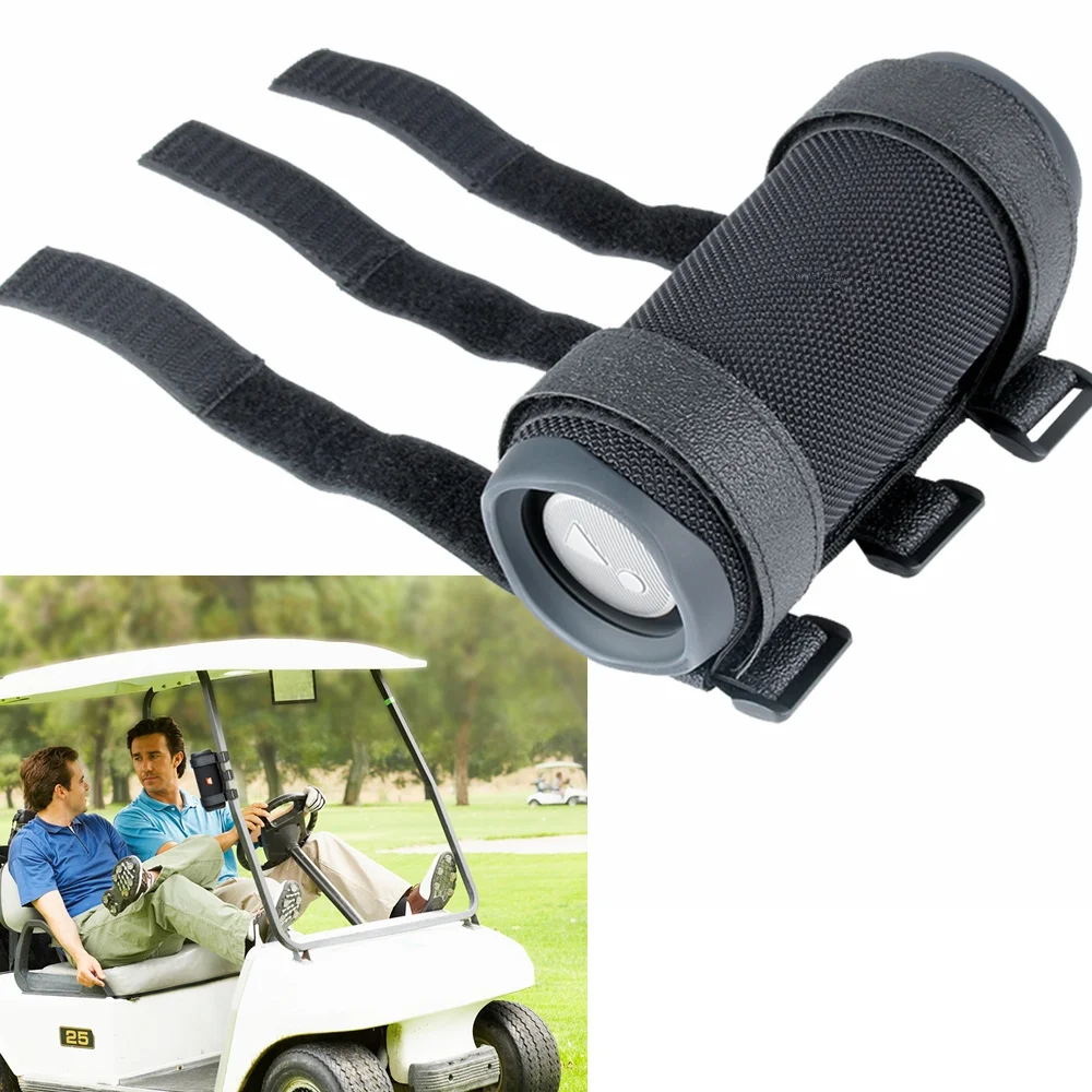 Image of Universal Motorrad Lautsprecher Halterung Fahrrad Strap Halter Einstellbare Outdoor Reise Camping Wandern Radfahren Wasser Flasche Halter