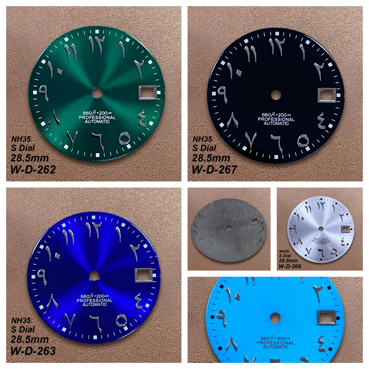 

28.5mm S Logo Arab Dial Suitable For NH35/NH36/7S/4R/7S Japan Automatic Movement High-Quality Watch Modification Accessories