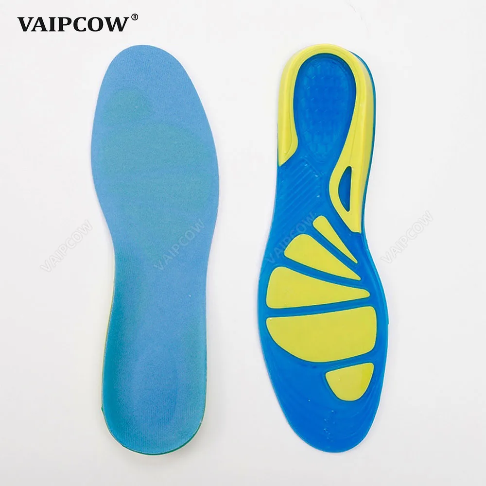 Silicone Non-Slip Gel Soft Sport Shoe Insoles Massaging Insole Orthopedic Foot Care For feet Shoes Sole Shock Absorption Pads