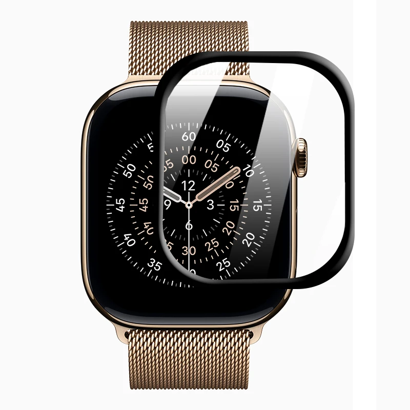 Screen Protector for Apple Watch 10 11 42mm 46mm Soft Glass Film 3D HD Anti-Dust Scratch-Resistant iWatch Series 11 10 46mm 42mm