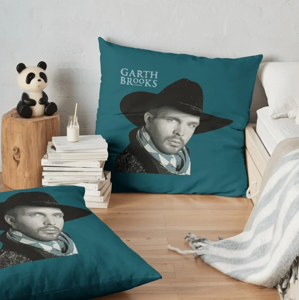 Garth Brooks Pillow Sofa Car Bed Sofa Pillow Case Bedroom Decoration Cushion Cover