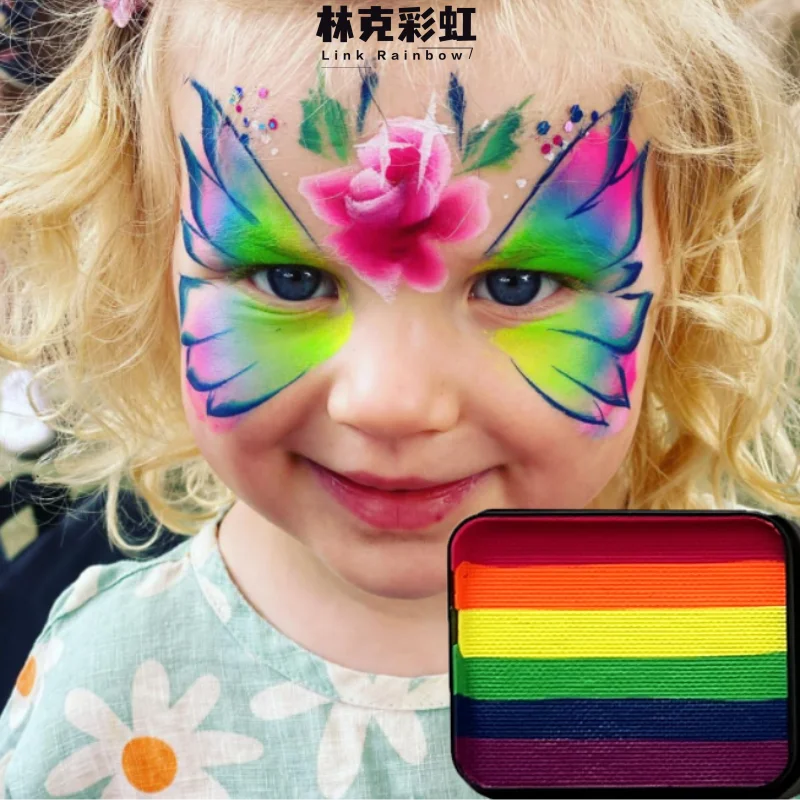 Vegan Face Paint Professional Split Cake Pastel Eyeliner Water Activated Face And Body Paint
