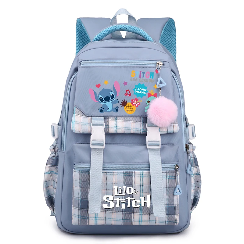 

Anime Disney Lilo Stitch Backpack for Girl Boys Back To School Schoolbag Student Kawaii Hildren Backpack Lightweight Women Bag