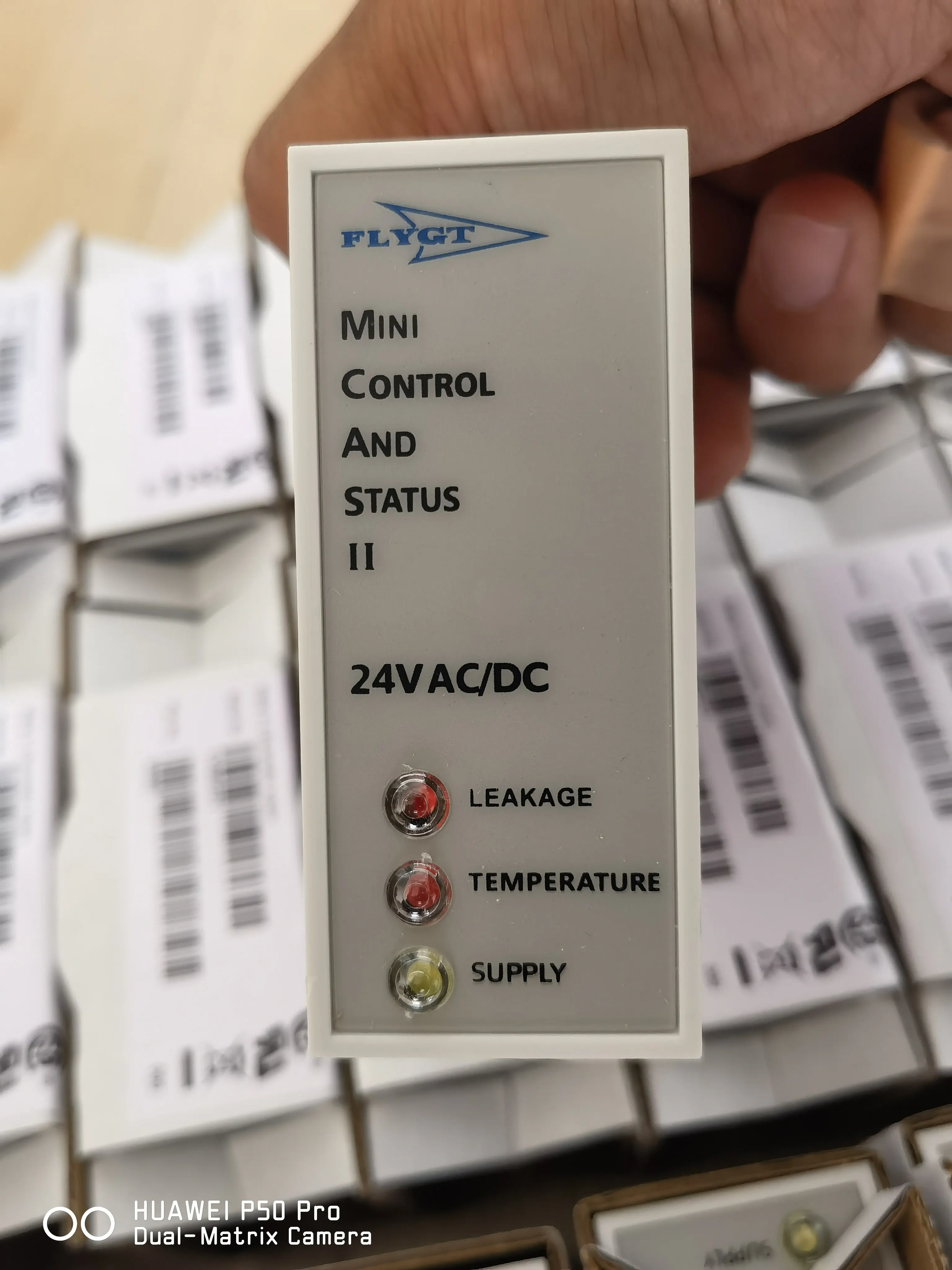Xylem Flygt Pump 24V AC/DC Leakage Monitoring Relay Mini CAS II Water Leakage and Over-temperature Protector