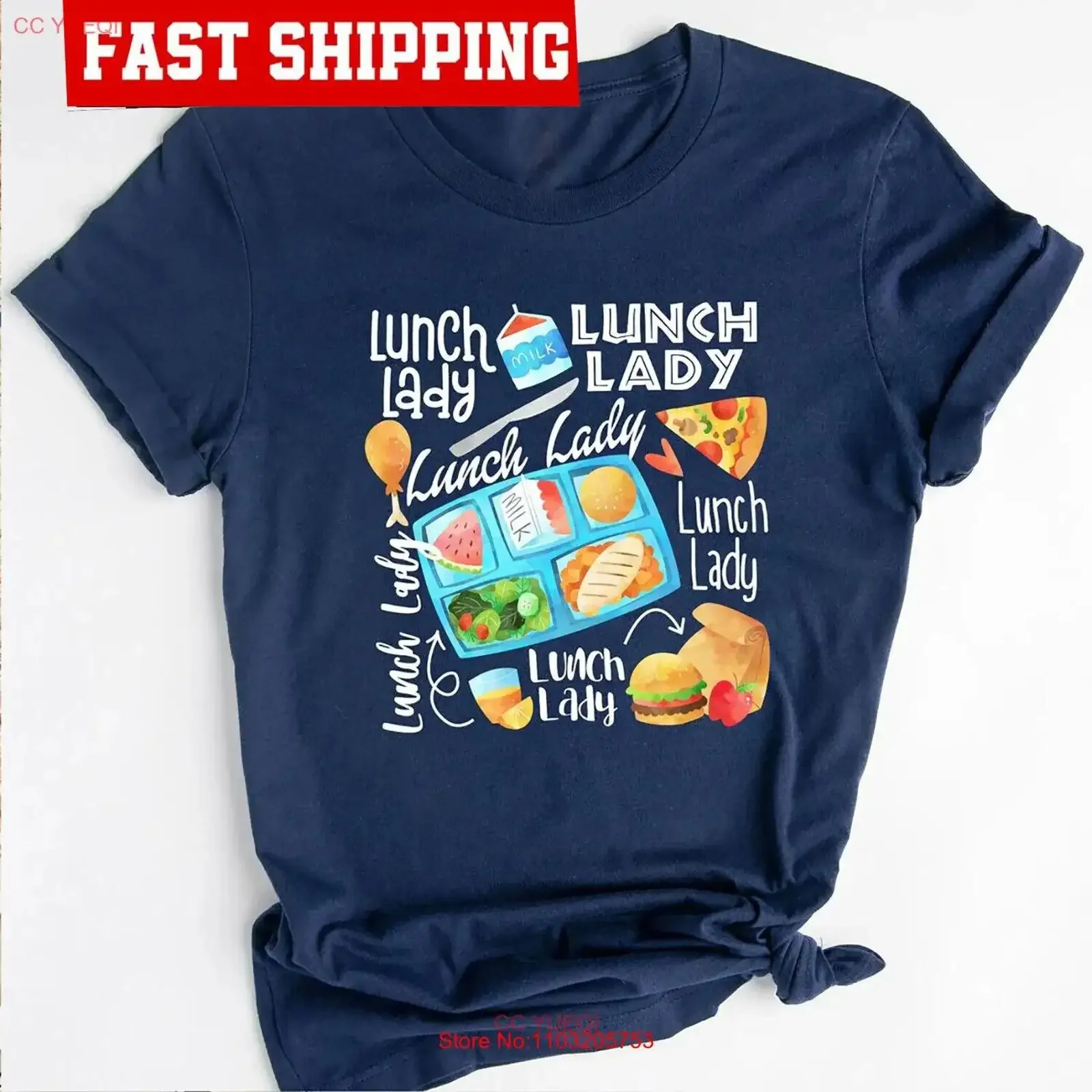 

Футболка Lunch Lady Squad Cafeteria Worker Back to School Gi винтажная стираная дизайнерская одежда Стильный топ для повседневной носки