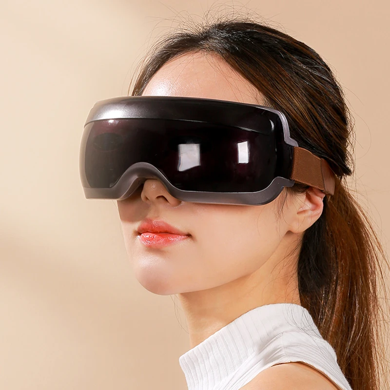 

Megetic Therapy Eye Massager Bluetooth Eye Massage Glasses Relax Acupressure Relief Eyes Fatigue Dark Circle Eye Care Instrument