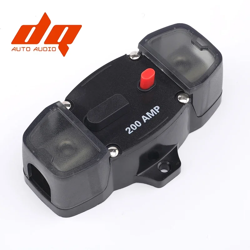 

Прерыватель цепи усилителя звука для автомобиля, грузовика, 200 А, 12 В, блок предохранителей, установка для стереоусилителя AGU Style, кабель 4GA