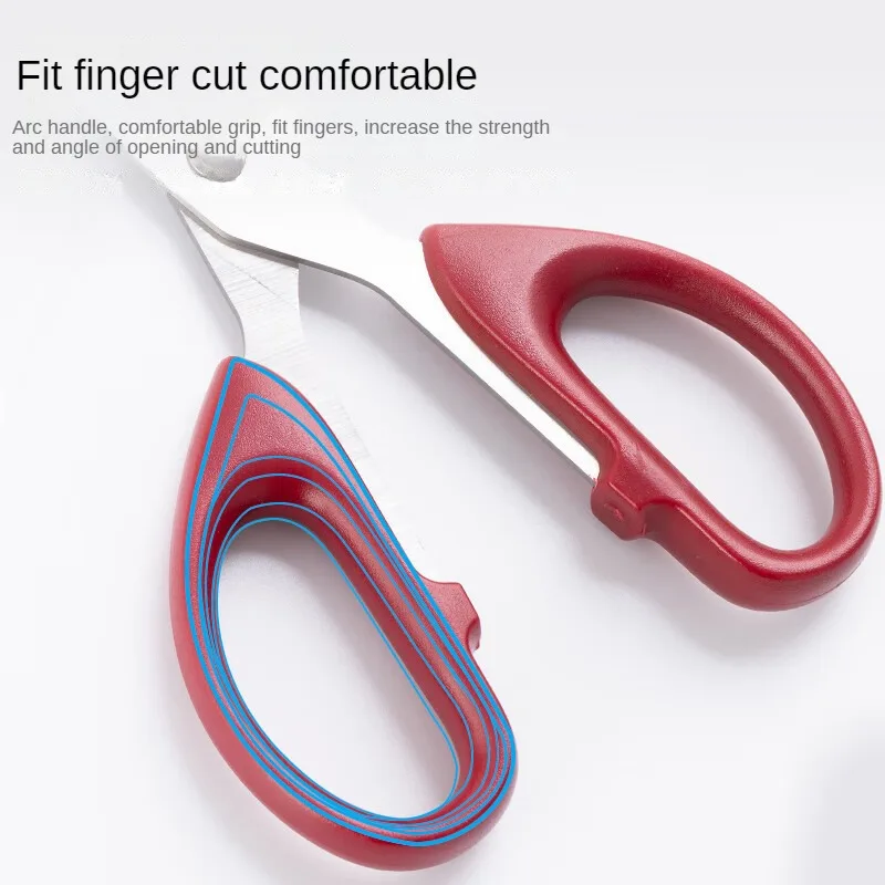 M&G 160mm Red Scissor Office Household Life Scissors Medium Handmade Paper Scissors Office Supplies 1 Piece