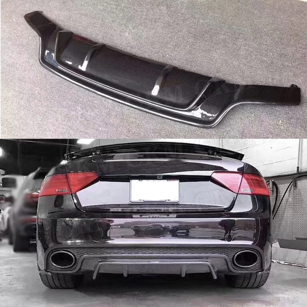 

A5 RS5 2012-2016 Carbon Fiber Body Kit Rear Bumper Lip Diffuser