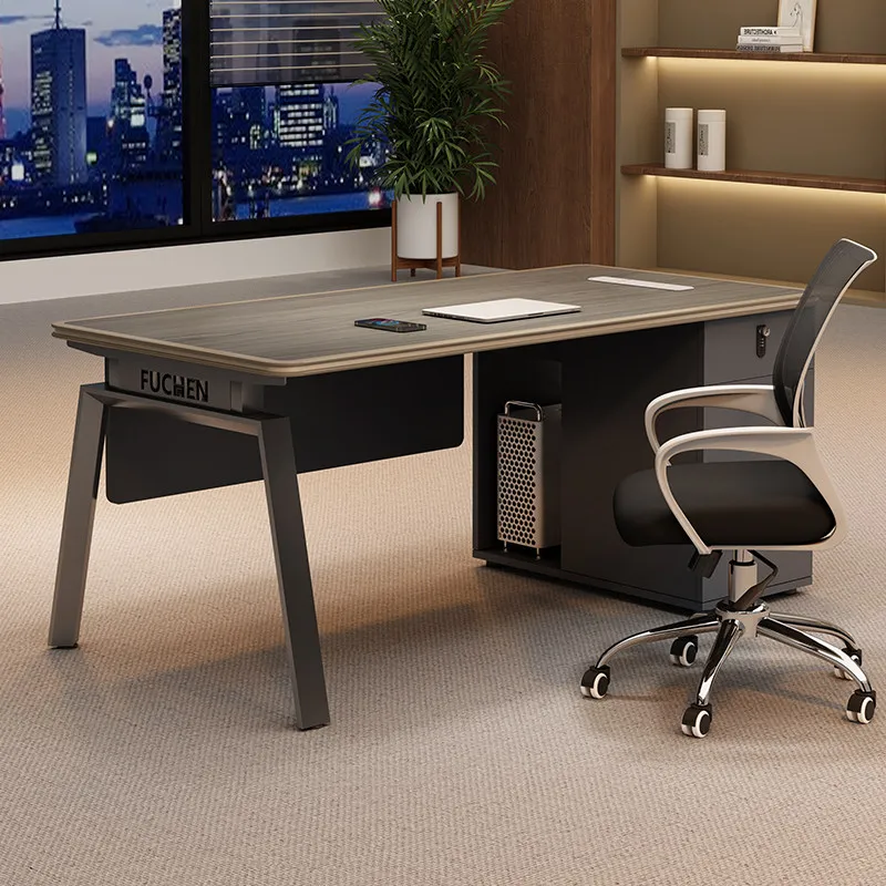 Wooden Modern Office Desk Gaming Computer Space Saving Bedroom Office Desk Storage Nordic Mesa Ordenador Commercial Furniture